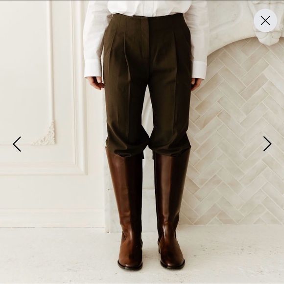 New Amendment Drotning WIDE CALF Riding Boot In Brown - Picture 3 of 10